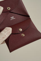 HERMÈS CALVI DUO COMPACT CARD HOLDER | ROUGE H