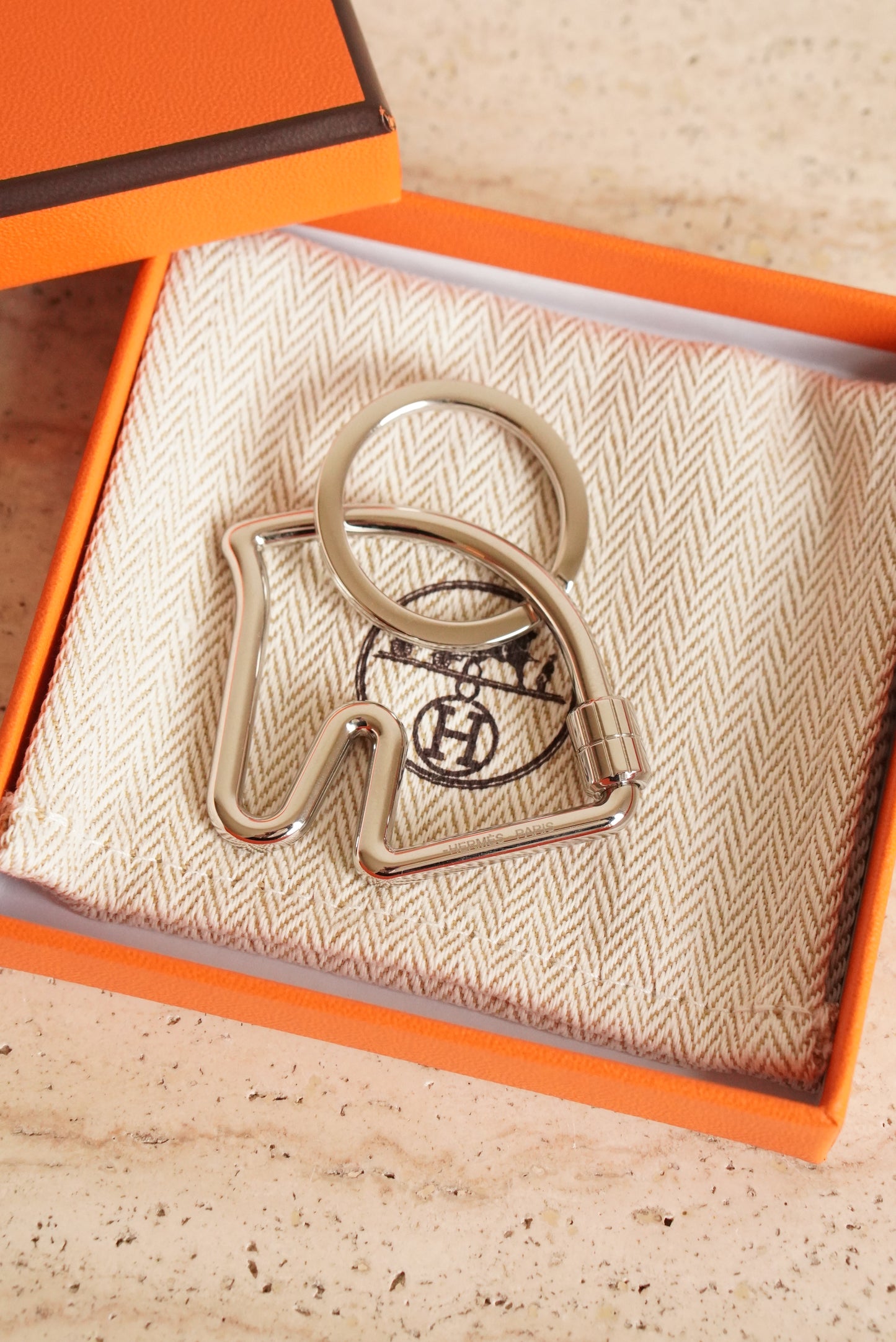 HERMÈS CHEVAL KEY RING