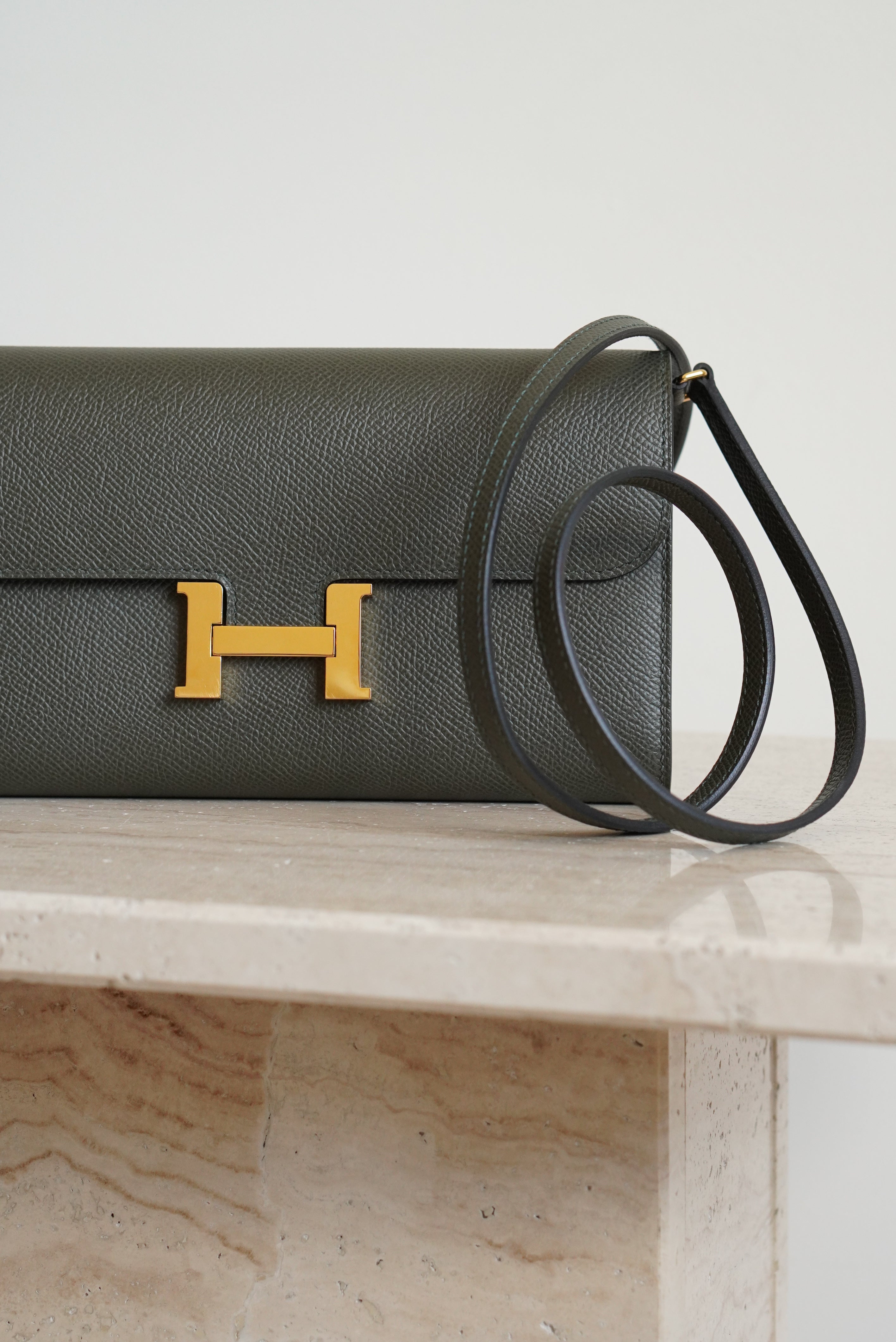 HERMÈS CONSTANCE TO GO | VERT DE GRIS