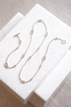 HERMÈS FARANDOLE LONG NECKLACE 120 | SILVER