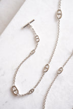 HERMÈS FARANDOLE LONG NECKLACE 120 | SILVER