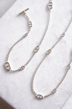 HERMÈS FARANDOLE LONG NECKLACE 120 | SILVER