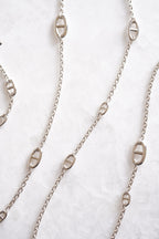 HERMÈS FARANDOLE LONG NECKLACE 120 | SILVER