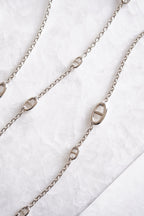 HERMÈS FARANDOLE LONG NECKLACE 120 | SILVER