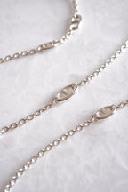 HERMÈS FARANDOLE LONG NECKLACE 120 | SILVER