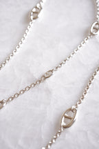 HERMÈS FARANDOLE LONG NECKLACE 120 | SILVER