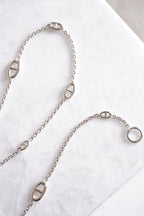 HERMÈS FARANDOLE LONG NECKLACE 120 | SILVER