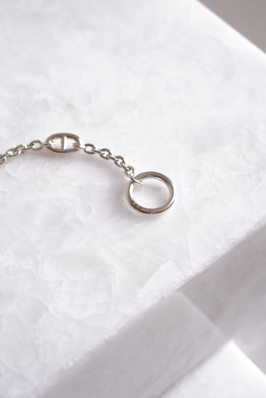 HERMÈS FARANDOLE LONG NECKLACE 120 | SILVER