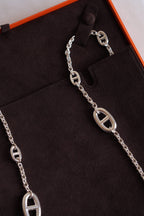 HERMÈS FARANDOLE LONG NECKLACE 120 | SILVER