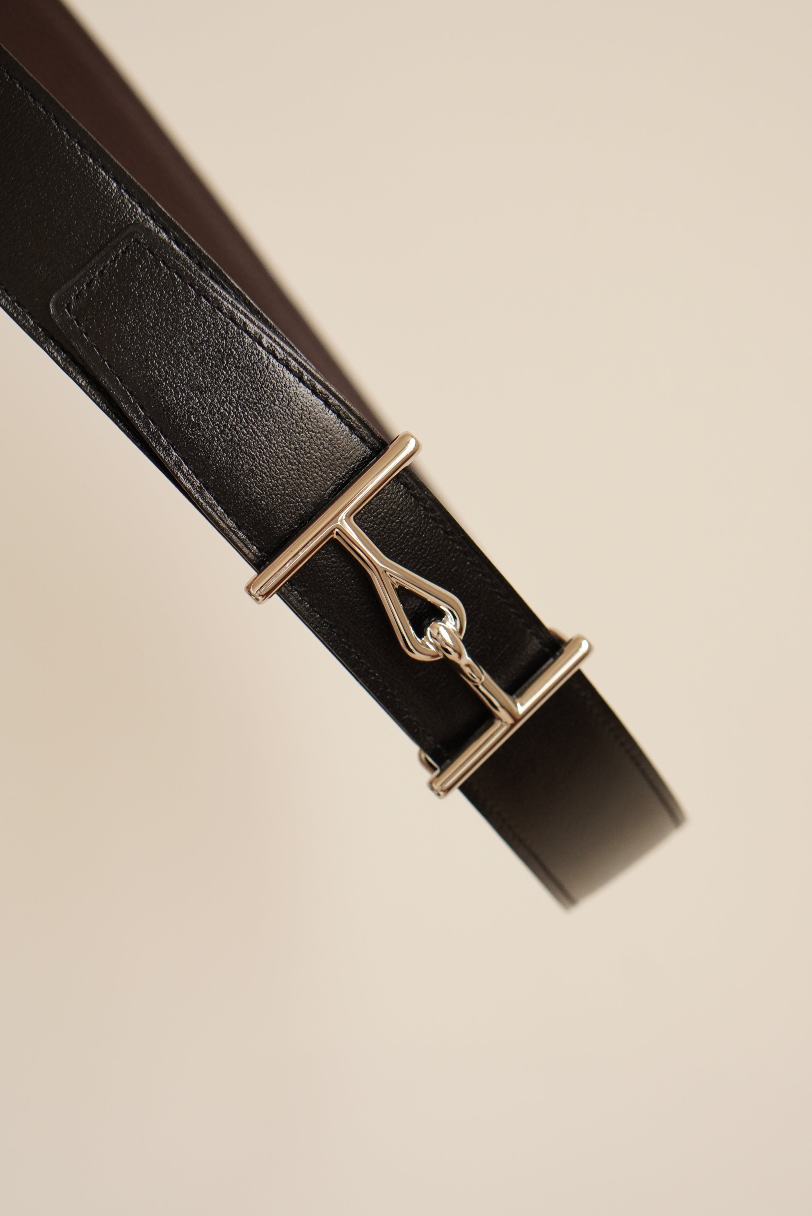 HERMÈS JUMBO BELT BUCKLE & REVERSIBLE LEATHER STRAP | NOIR & CHOCOLAT