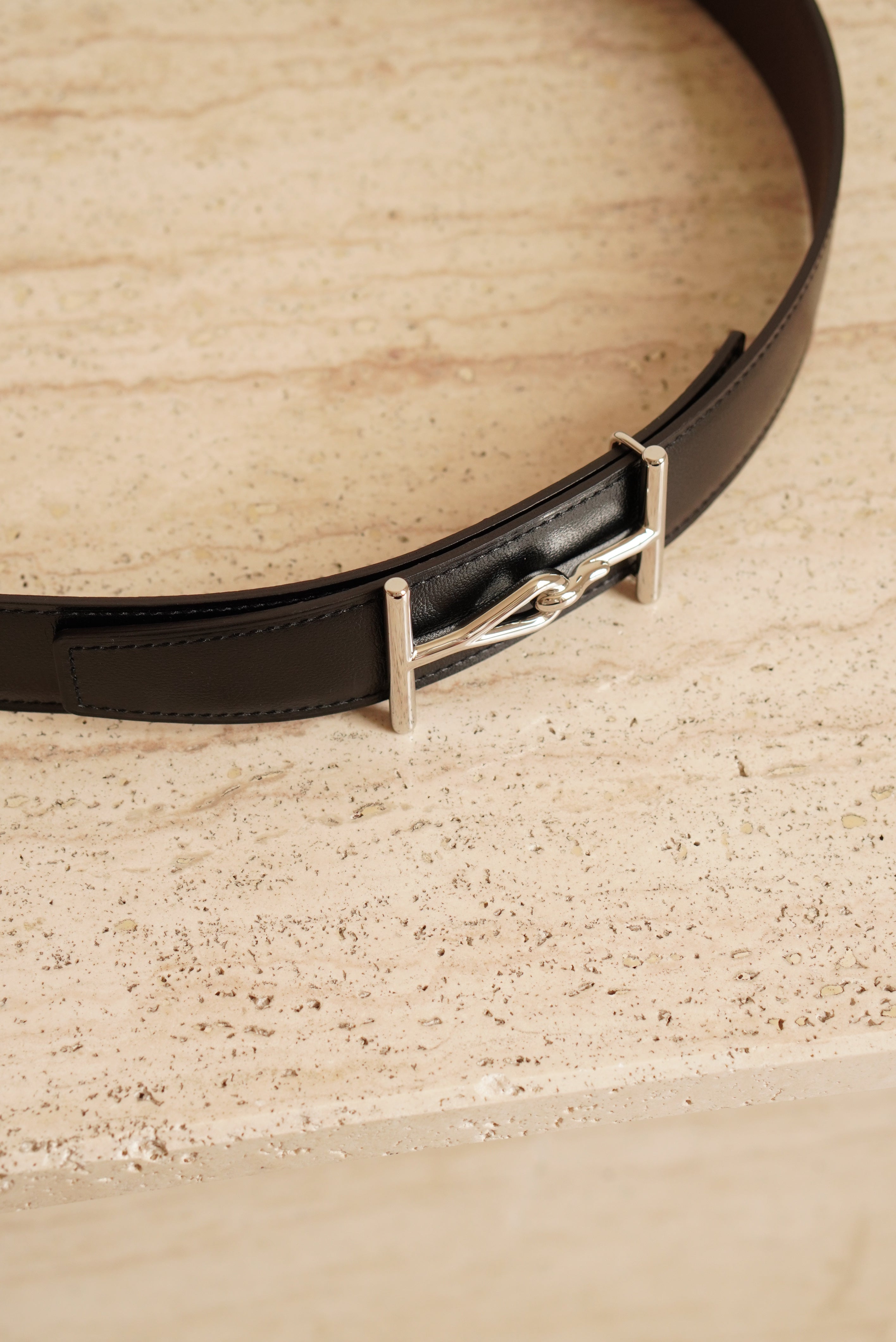 HERMÈS JUMBO BELT BUCKLE & REVERSIBLE LEATHER STRAP | NOIR & CHOCOLAT