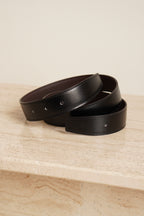 HERMÈS JUMBO BELT BUCKLE & REVERSIBLE LEATHER STRAP | NOIR & CHOCOLAT
