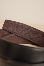 HERMÈS JUMBO BELT BUCKLE & REVERSIBLE LEATHER STRAP | NOIR & CHOCOLAT