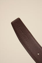 HERMÈS JUMBO BELT BUCKLE & REVERSIBLE LEATHER STRAP | NOIR & CHOCOLAT
