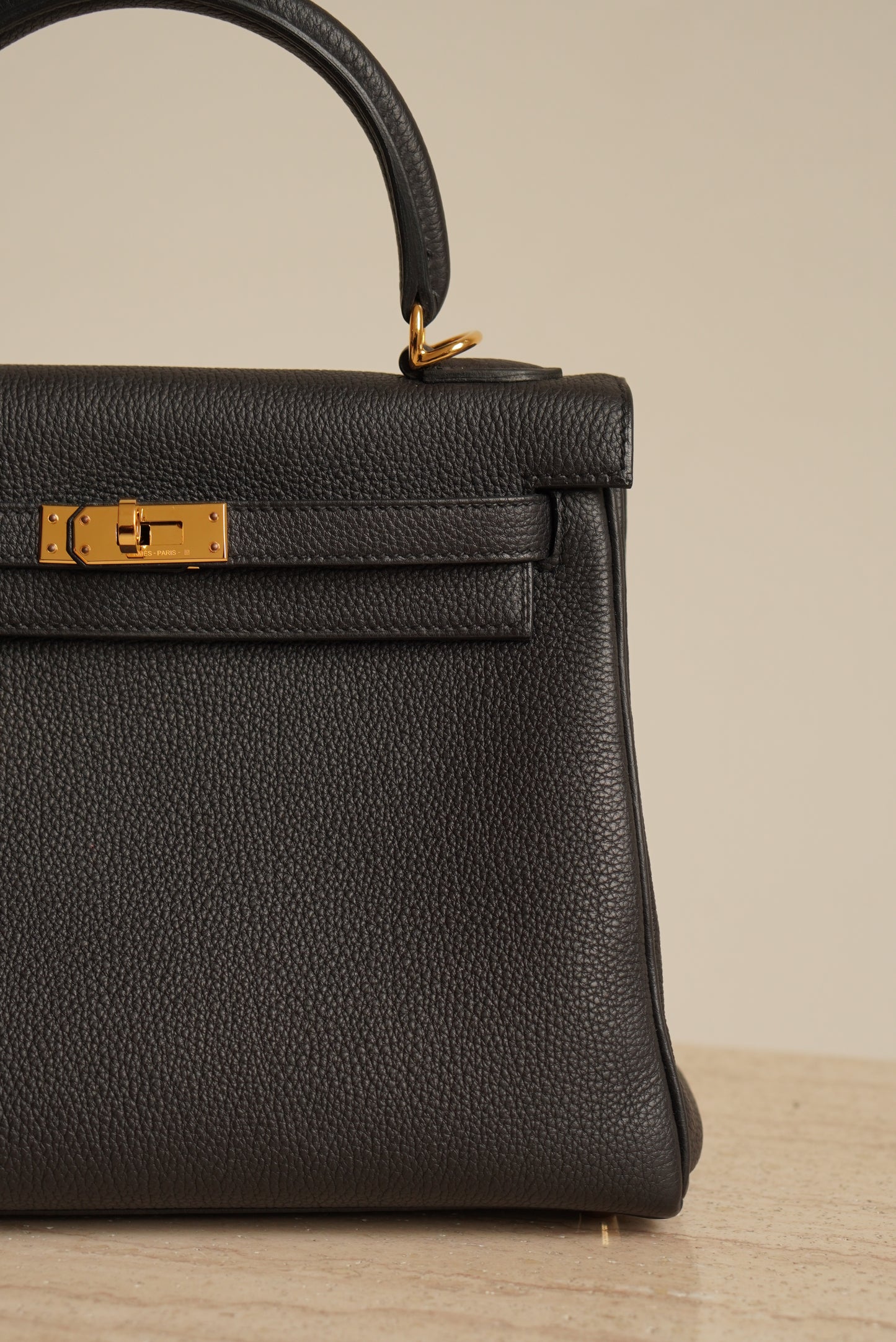 HERMÈS KELLY 25 RETOURNE TOGO | NOIR