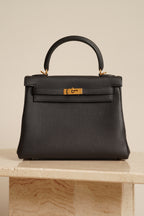 HERMÈS KELLY 25 RETOURNE TOGO | NOIR