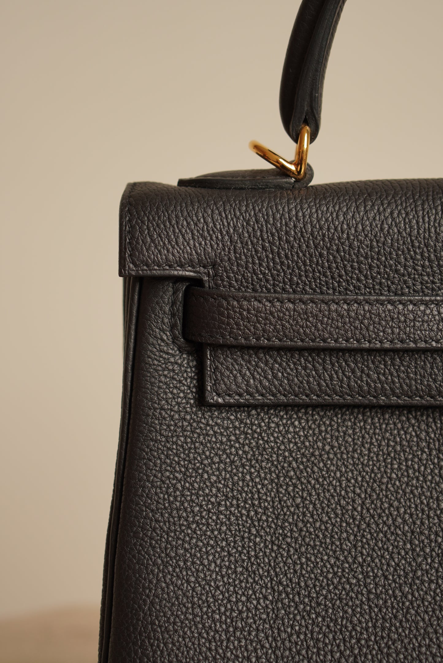 HERMÈS KELLY 25 RETOURNE TOGO | NOIR