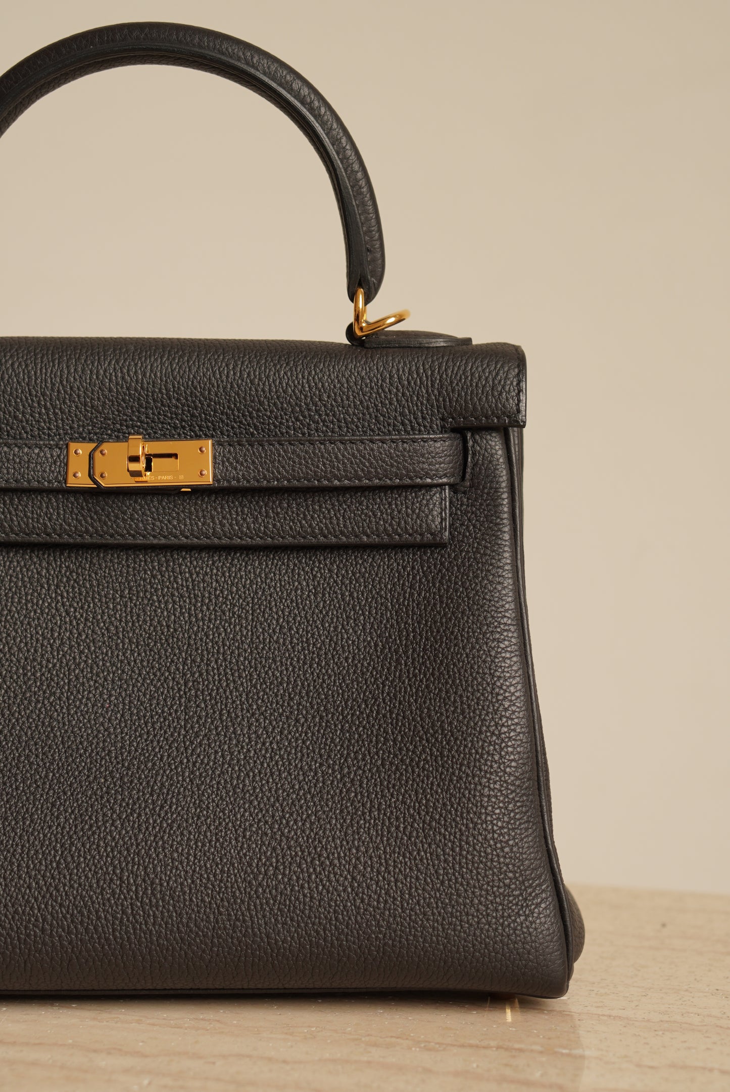 HERMÈS KELLY 25 RETOURNE TOGO | NOIR