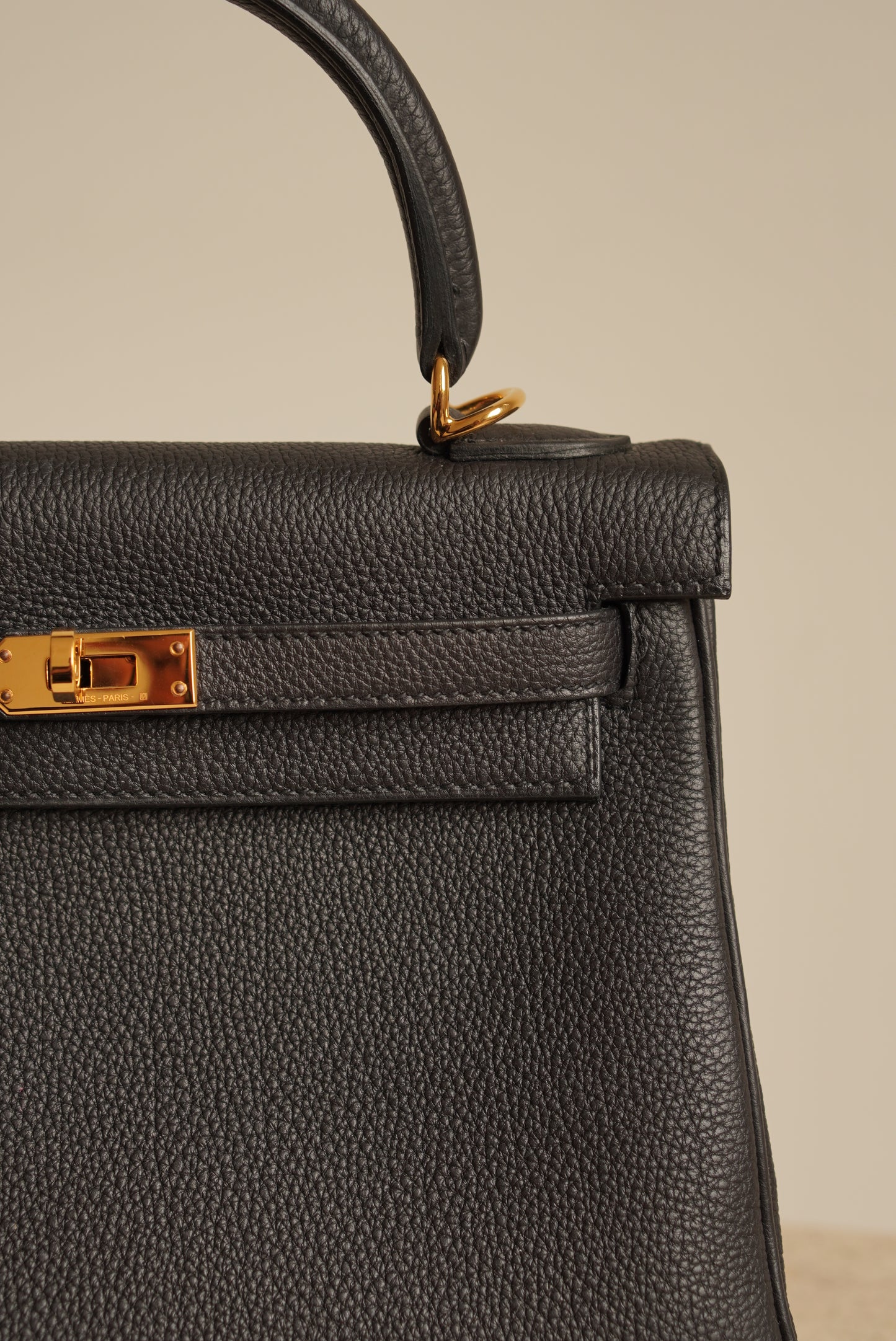 HERMÈS KELLY 25 RETOURNE TOGO | NOIR