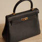 HERMÈS KELLY 25 RETOURNE TOGO | NOIR