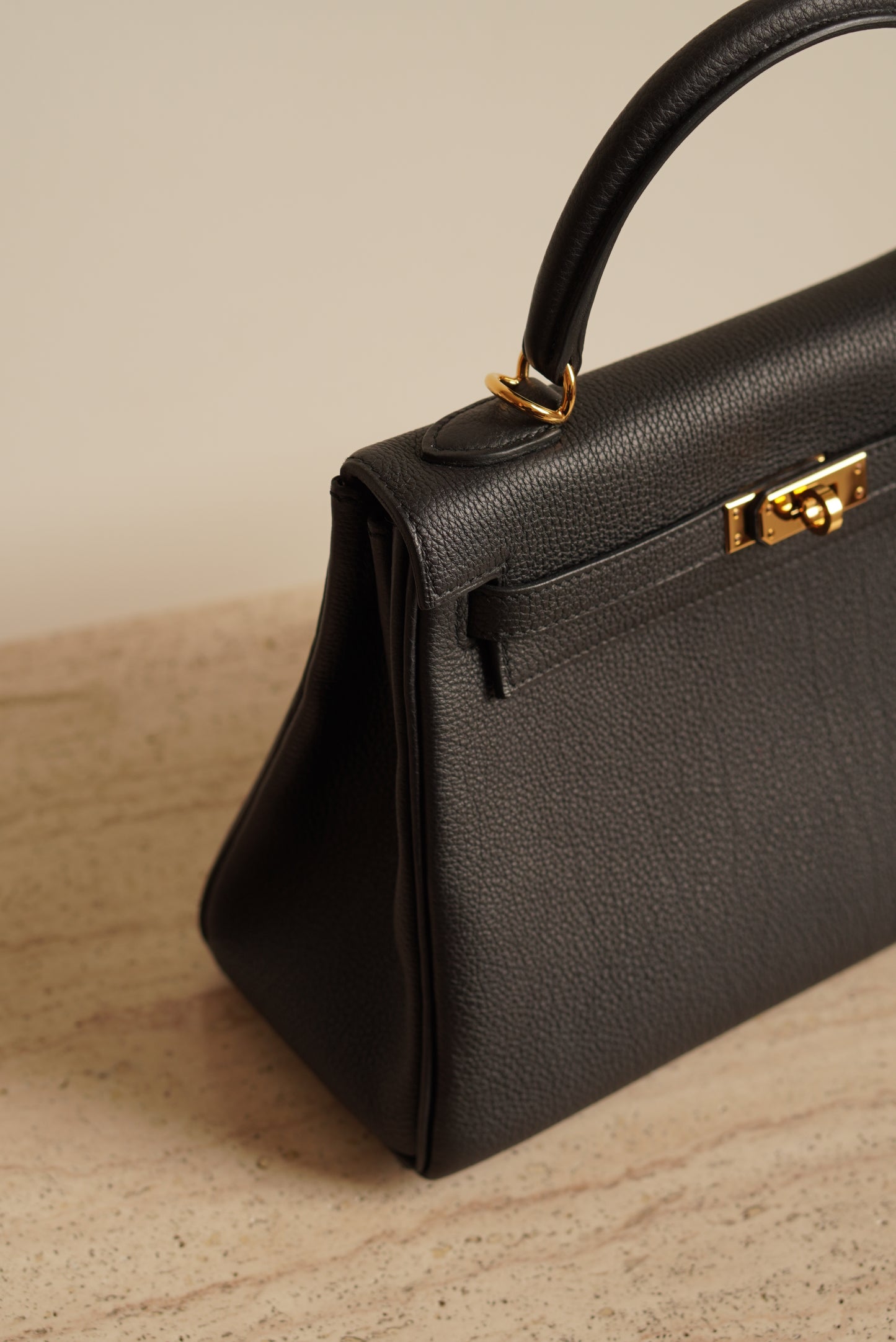 HERMÈS KELLY 25 RETOURNE TOGO | NOIR