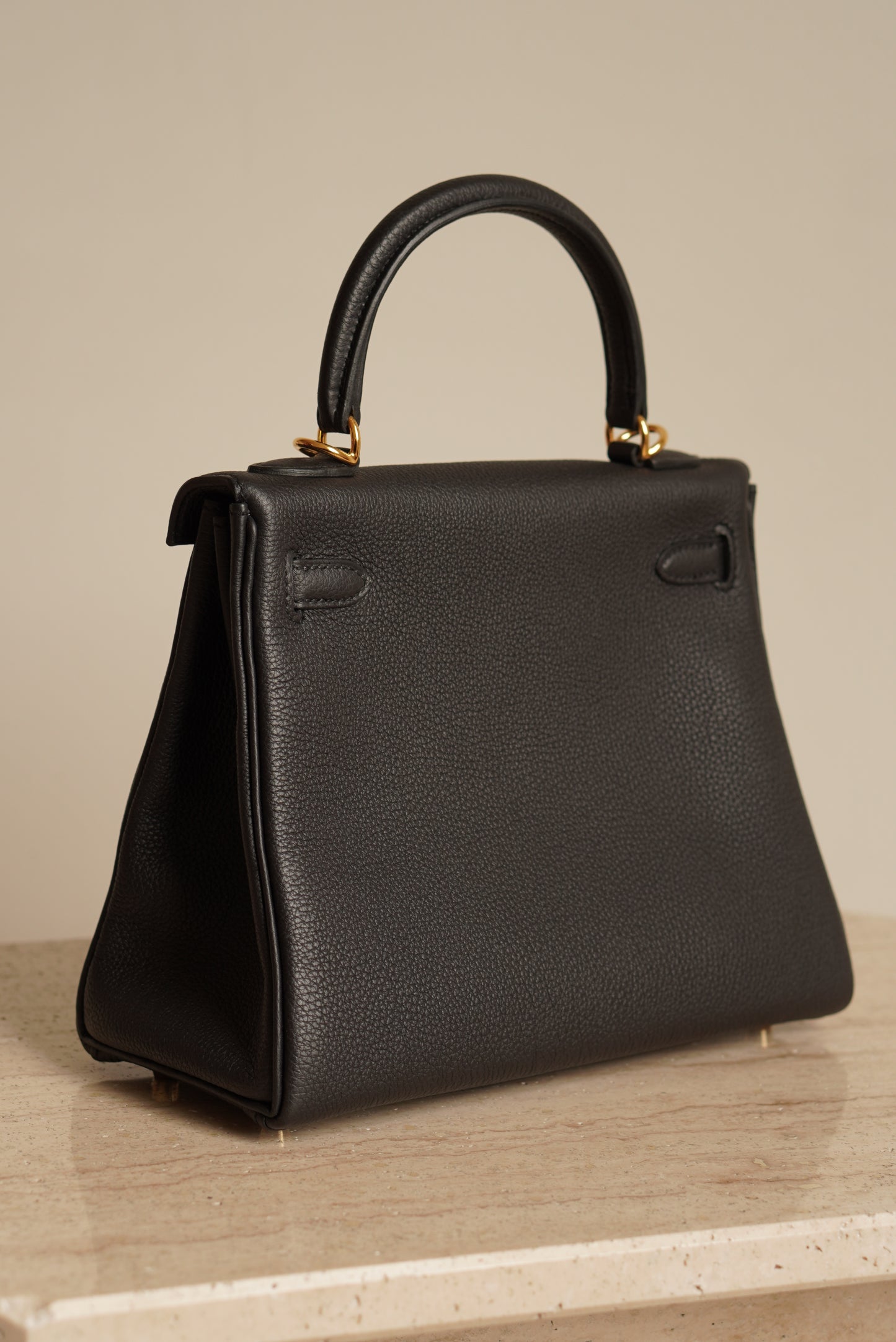HERMÈS KELLY 25 RETOURNE TOGO | NOIR