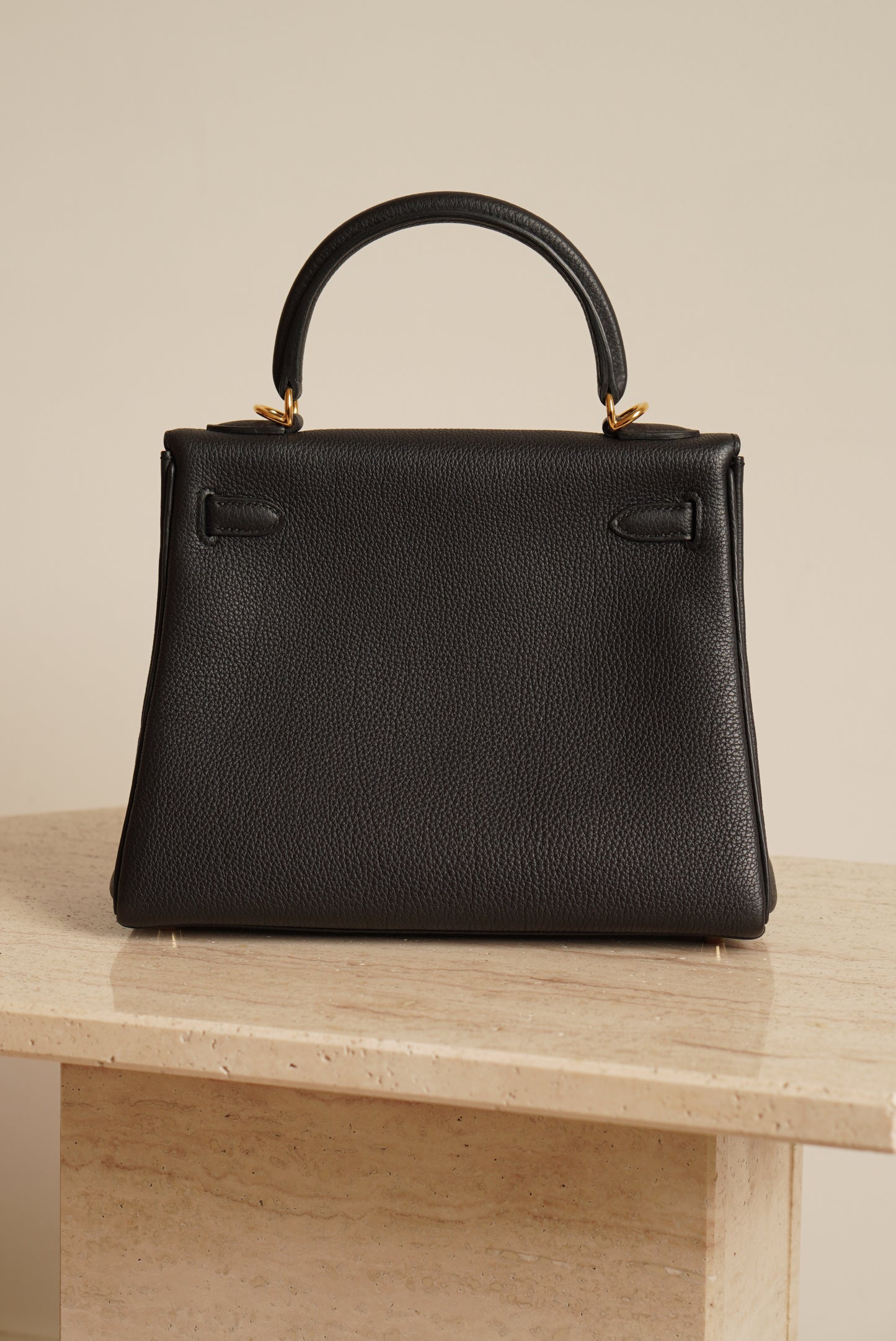 HERMÈS KELLY 25 RETOURNE TOGO | NOIR