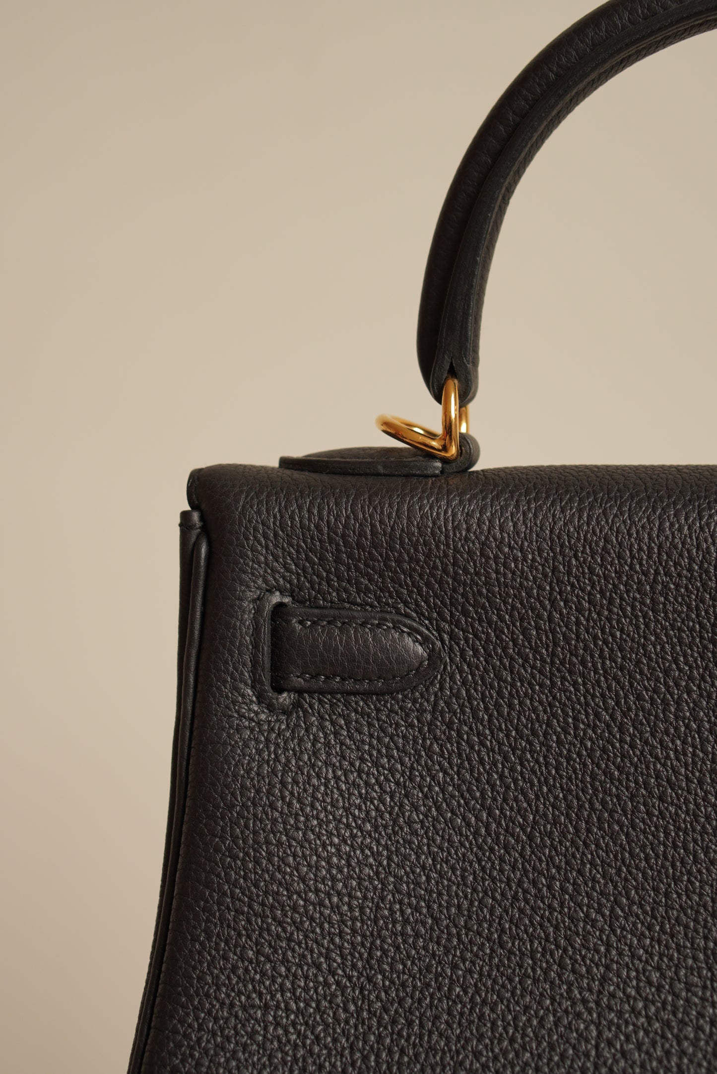 HERMÈS KELLY 25 RETOURNE TOGO | NOIR