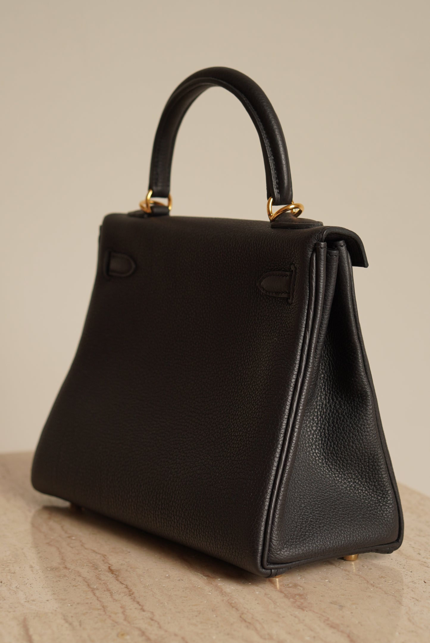 HERMÈS KELLY 25 RETOURNE TOGO | NOIR