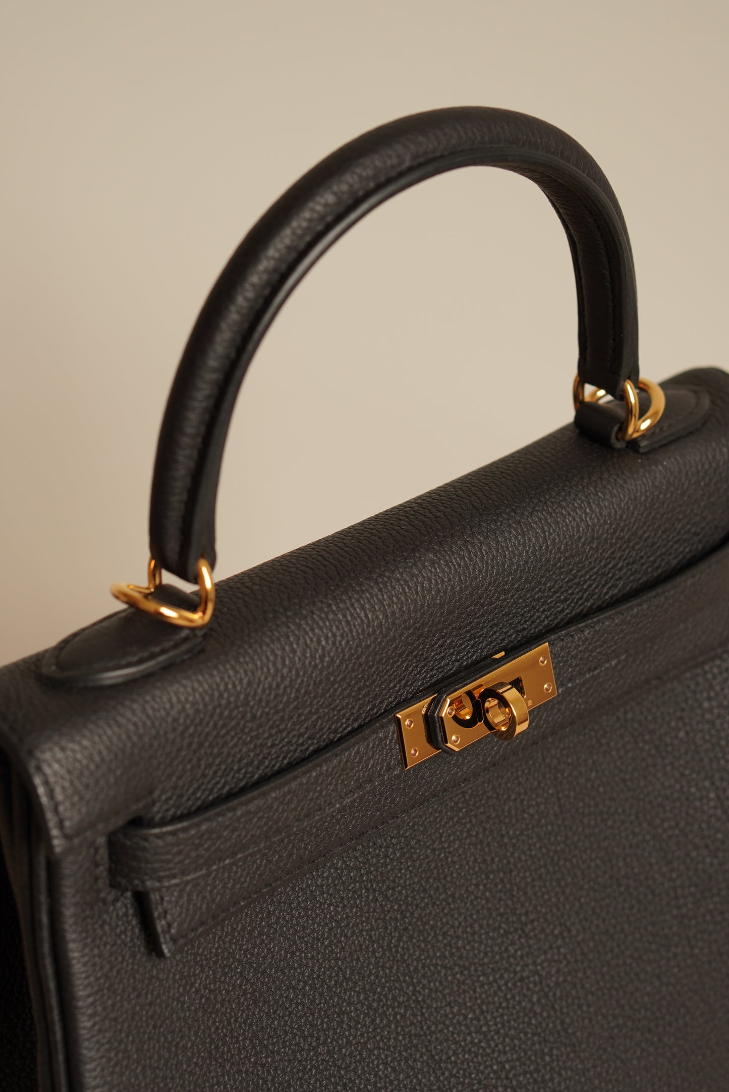 HERMÈS KELLY 25 RETOURNE TOGO | NOIR