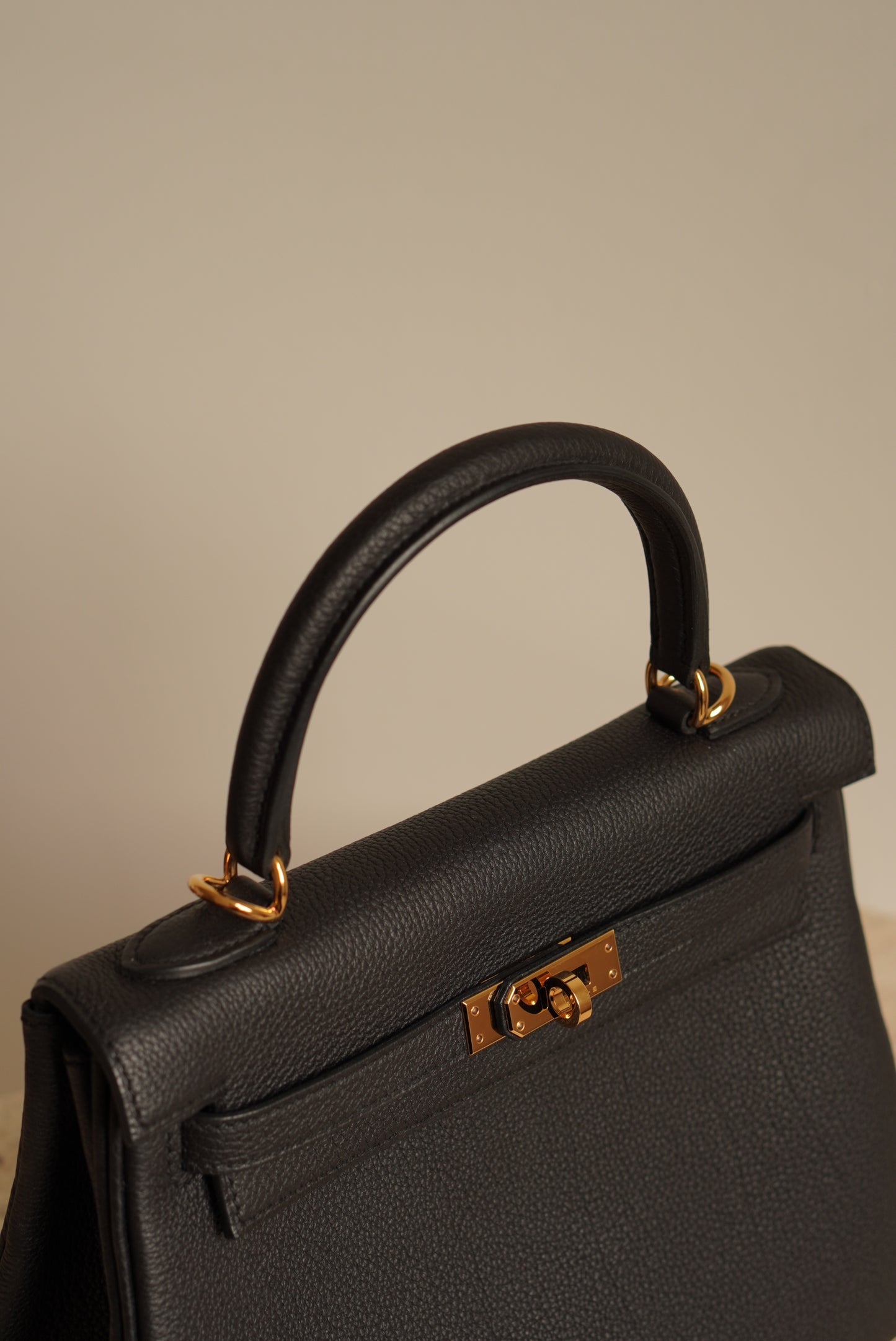 HERMÈS KELLY 25 RETOURNE TOGO | NOIR