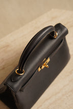 HERMÈS KELLY 25 RETOURNE TOGO | NOIR