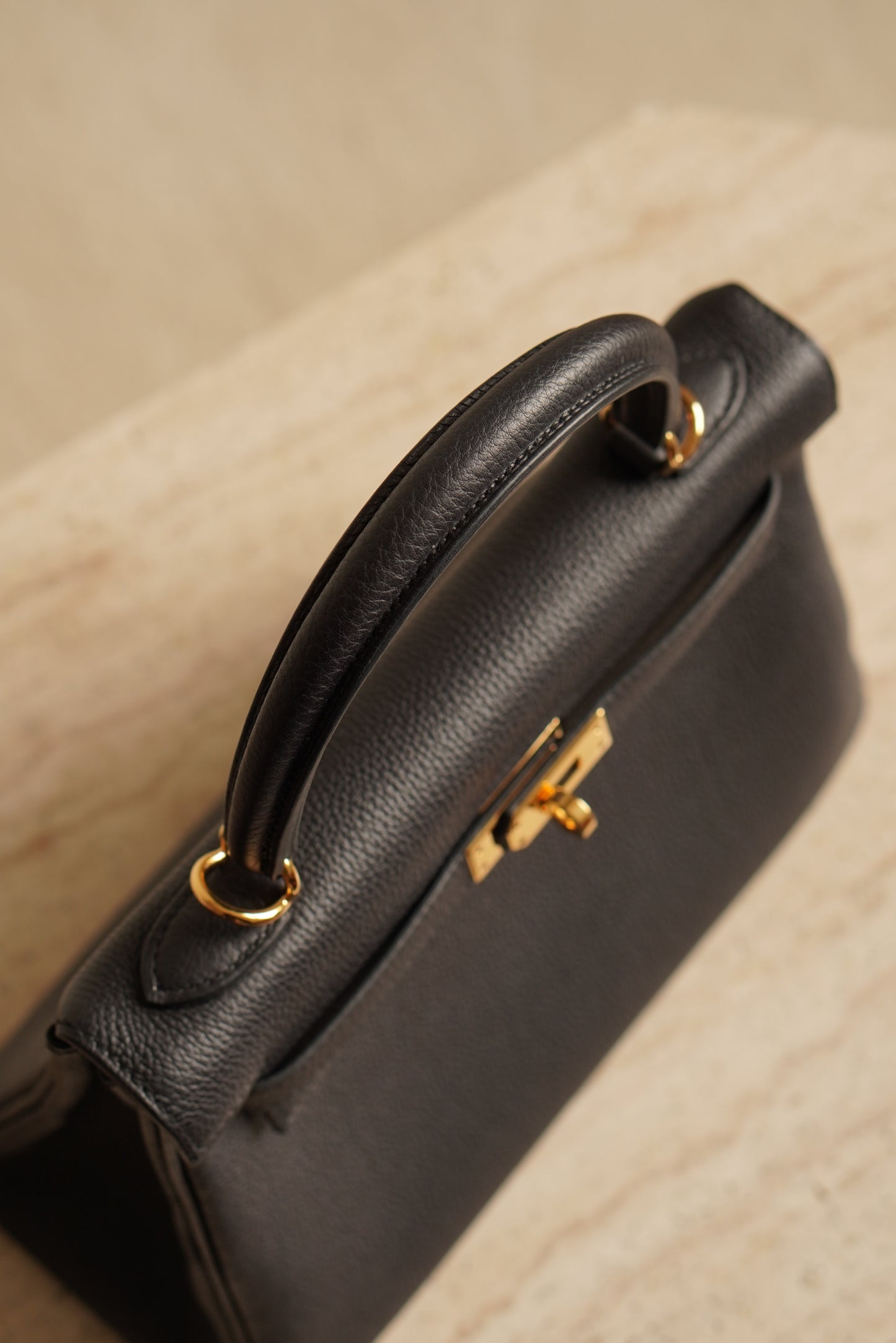 HERMÈS KELLY 25 RETOURNE TOGO | NOIR