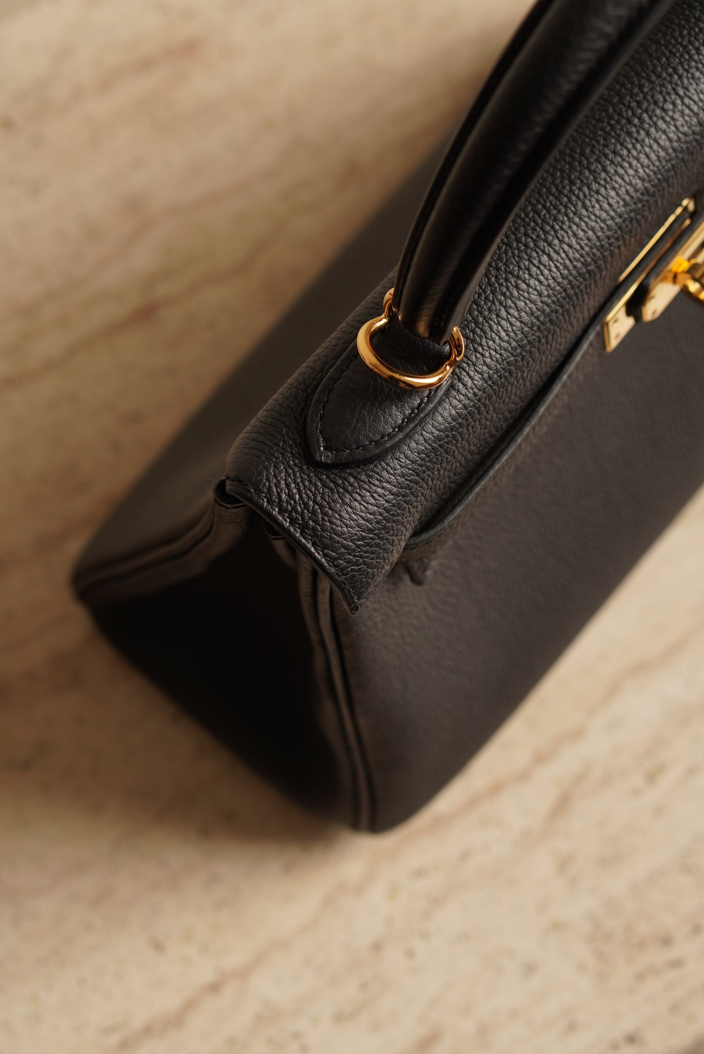 HERMÈS KELLY 25 RETOURNE TOGO | NOIR