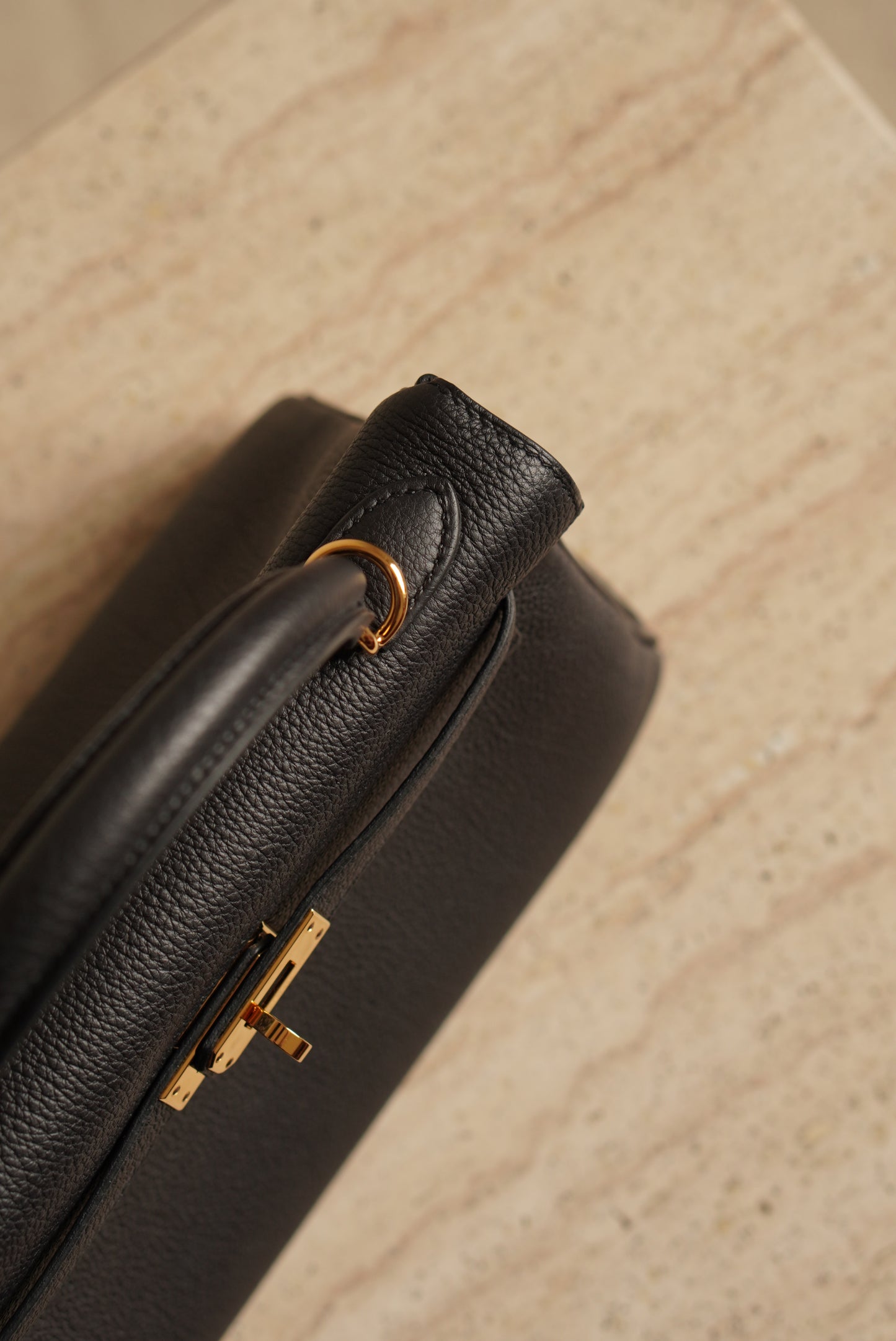HERMÈS KELLY 25 RETOURNE TOGO | NOIR