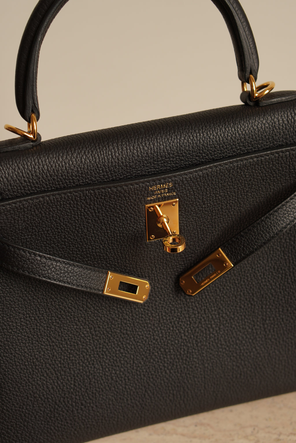 HERMÈS KELLY 25 RETOURNE TOGO | NOIR