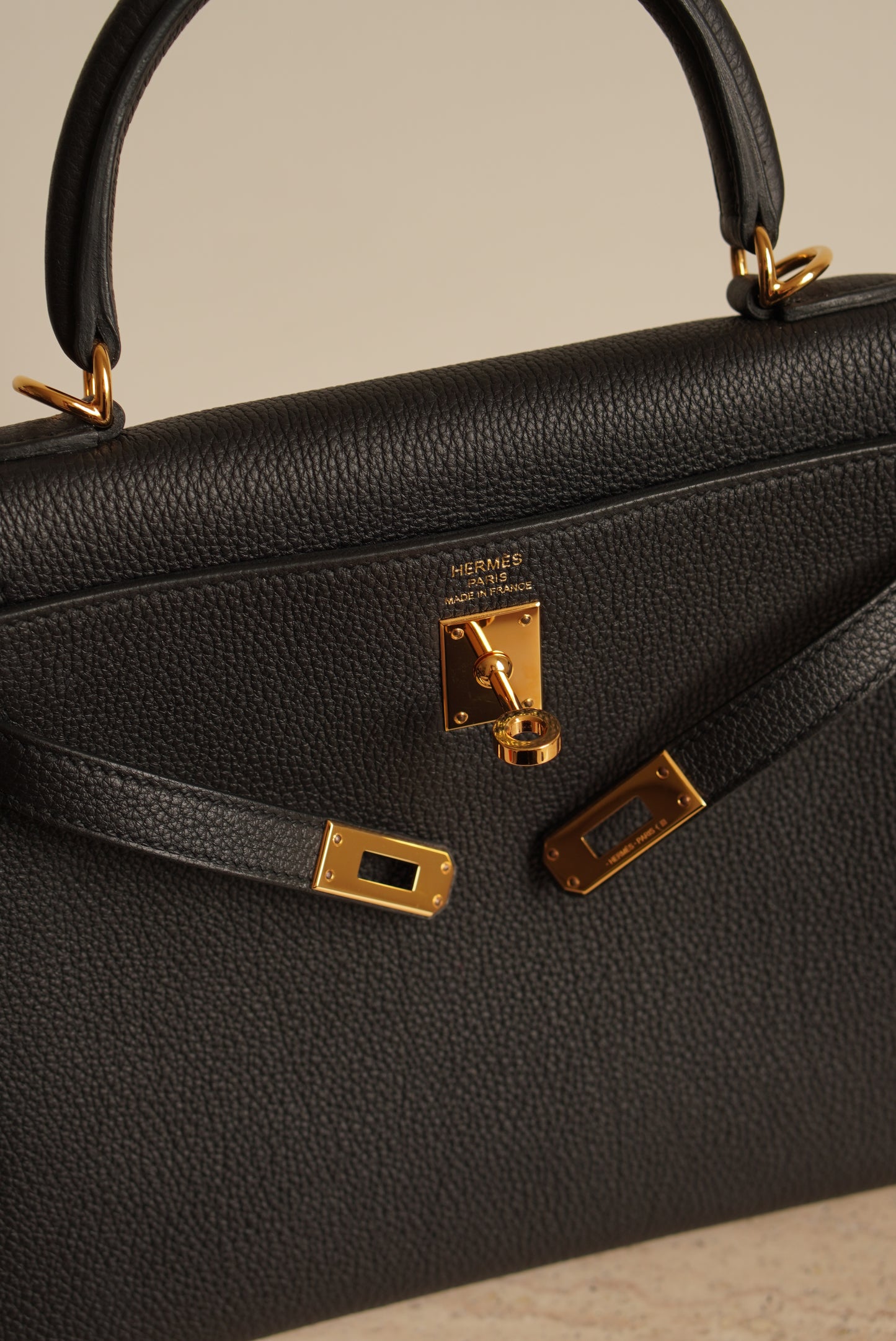 HERMÈS KELLY 25 RETOURNE TOGO | NOIR