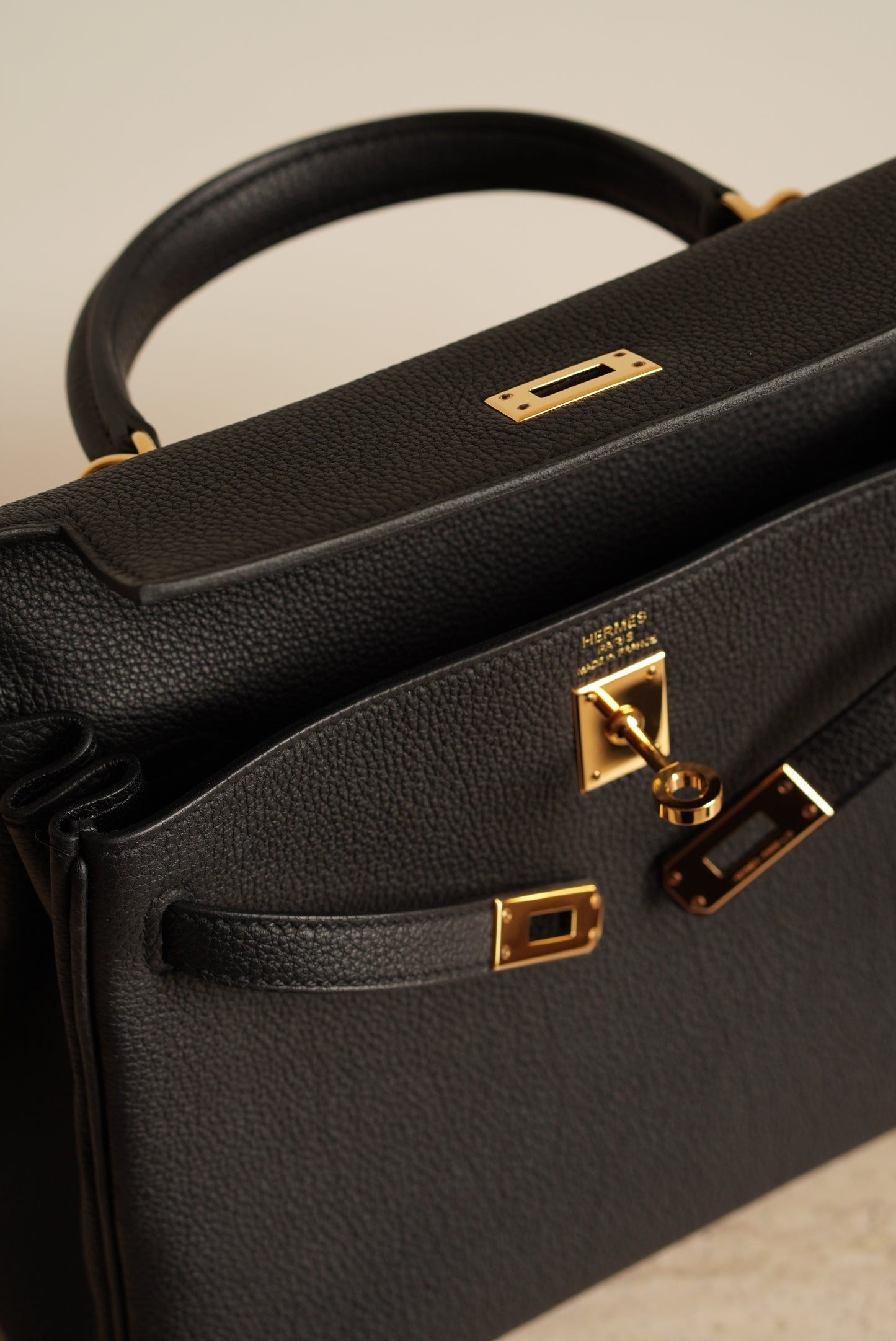 HERMÈS KELLY 25 RETOURNE TOGO | NOIR