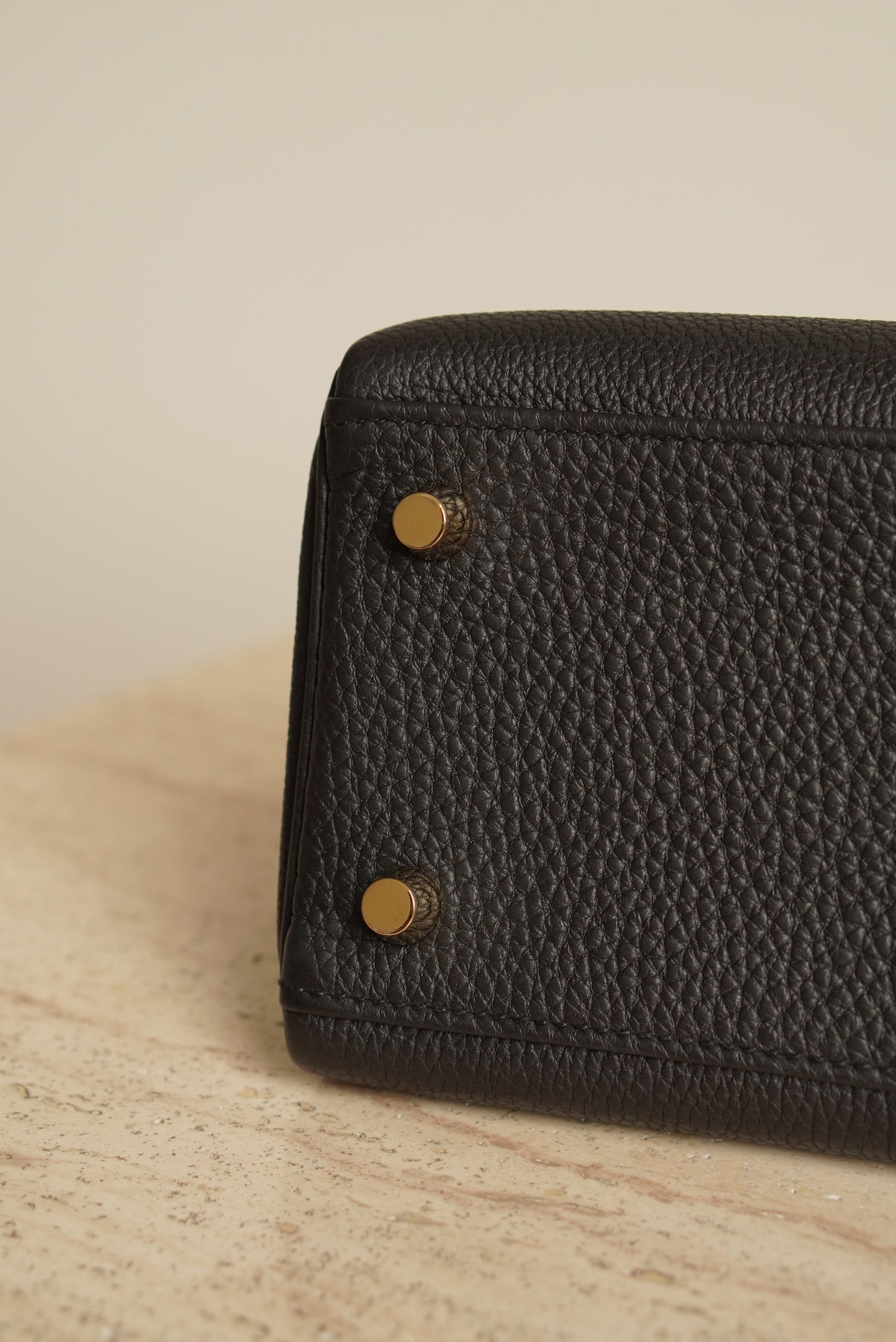 HERMÈS KELLY 25 RETOURNE TOGO | NOIR