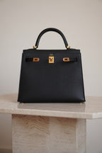 HERMÈS KELLY 25 SELLIER EPSOM | NOIR