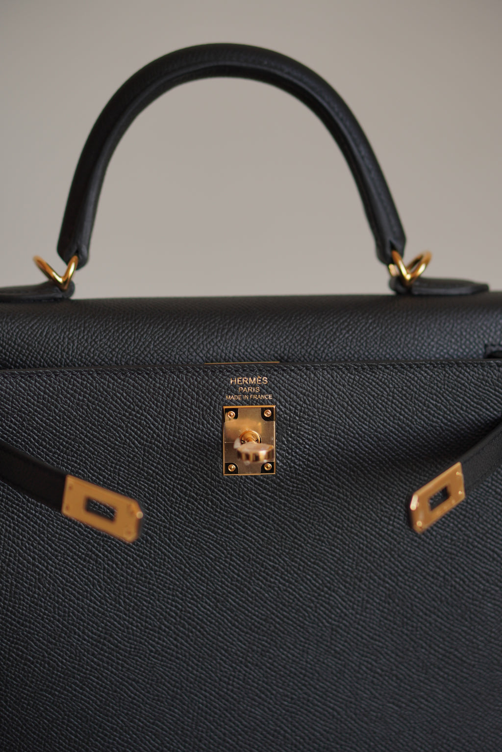 HERMÈS KELLY 25 SELLIER EPSOM | NOIR