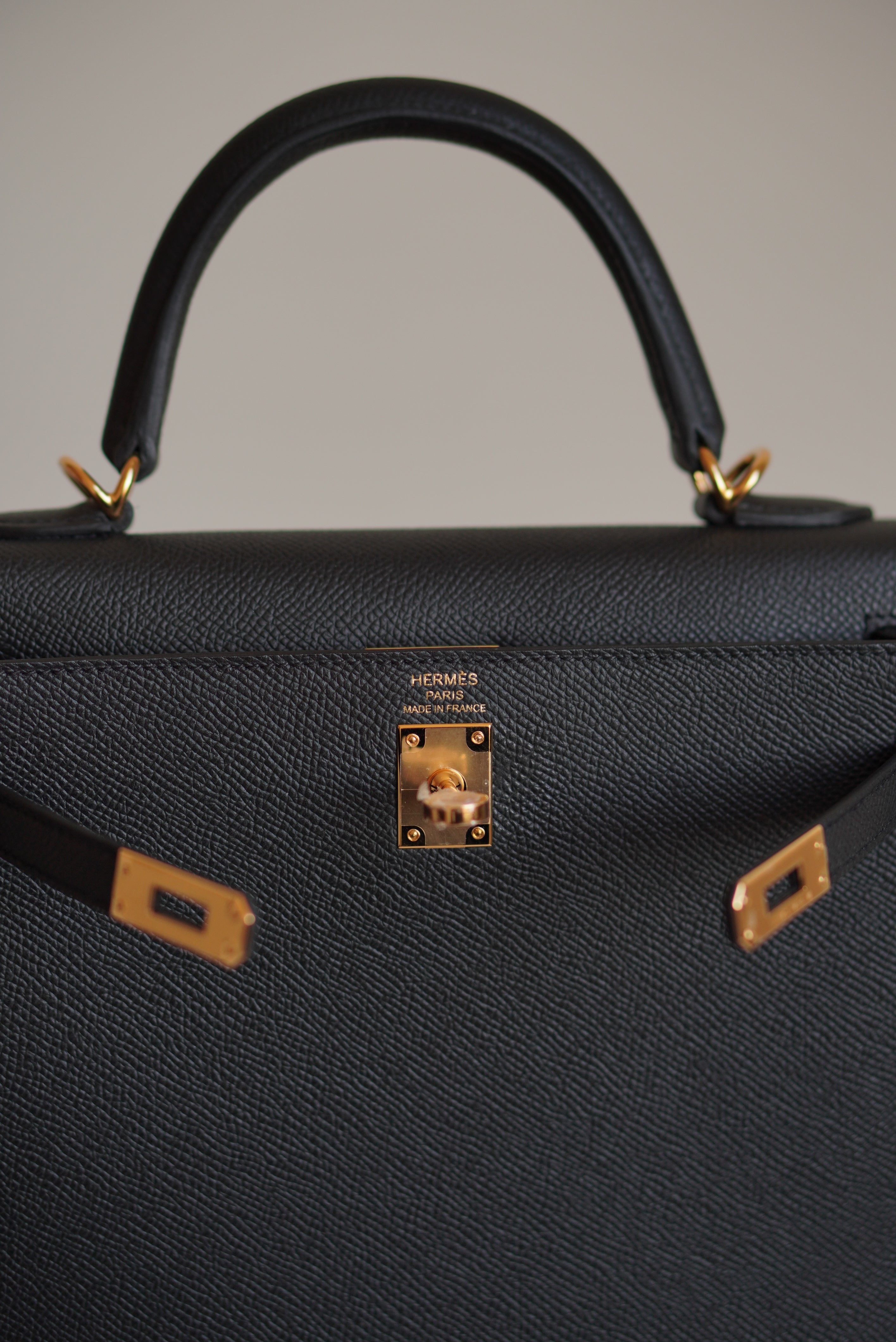 HERMÈS KELLY 25 SELLIER EPSOM | NOIR