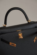 HERMÈS KELLY 25 SELLIER EPSOM | NOIR