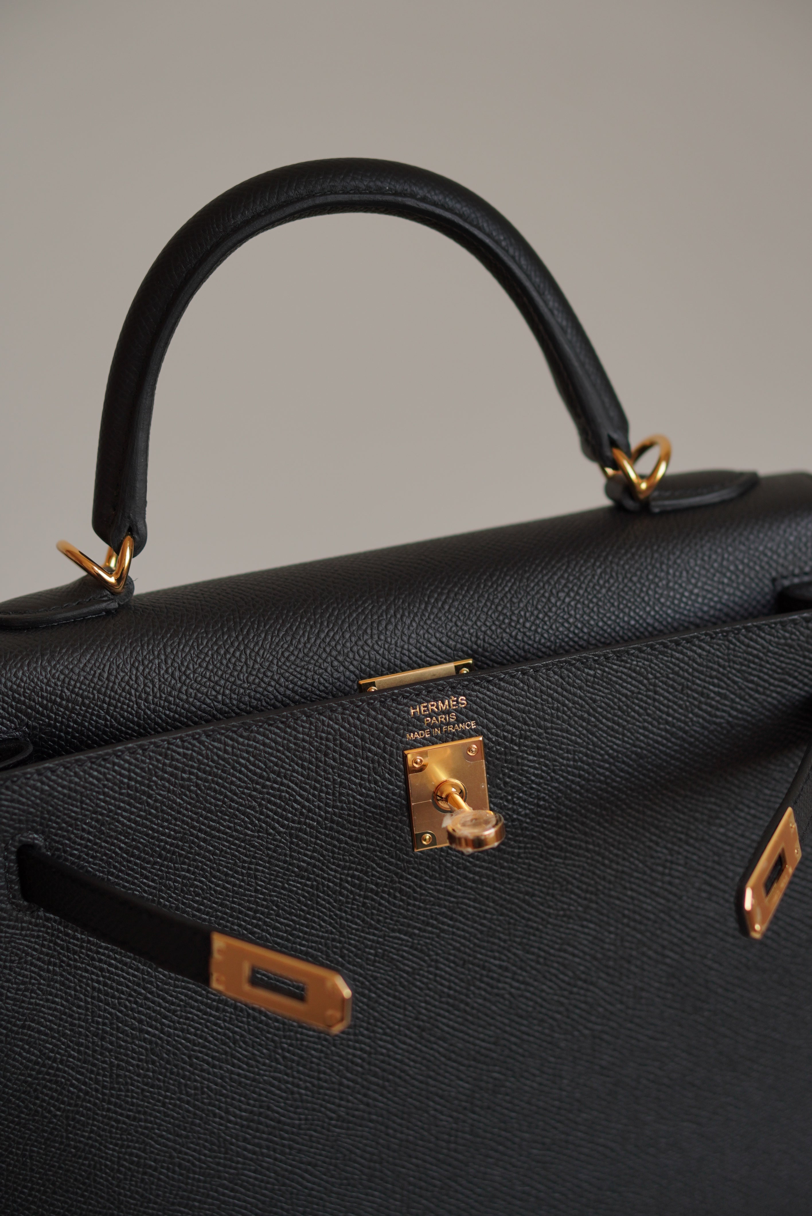 HERMÈS KELLY 25 SELLIER EPSOM | NOIR