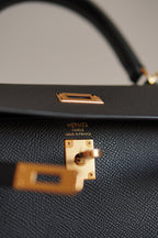 HERMÈS KELLY 25 SELLIER EPSOM | NOIR