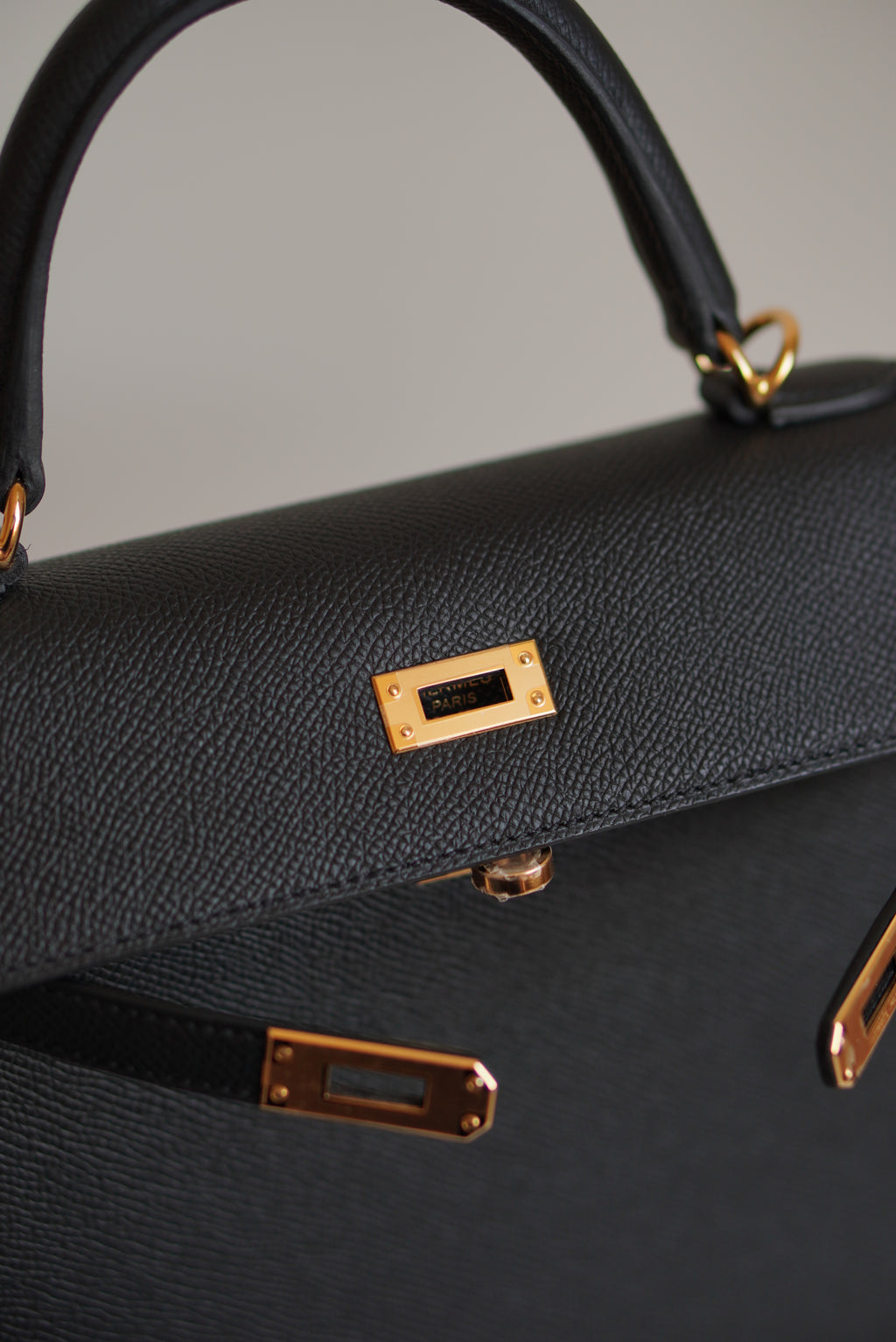 HERMÈS KELLY 25 SELLIER EPSOM | NOIR
