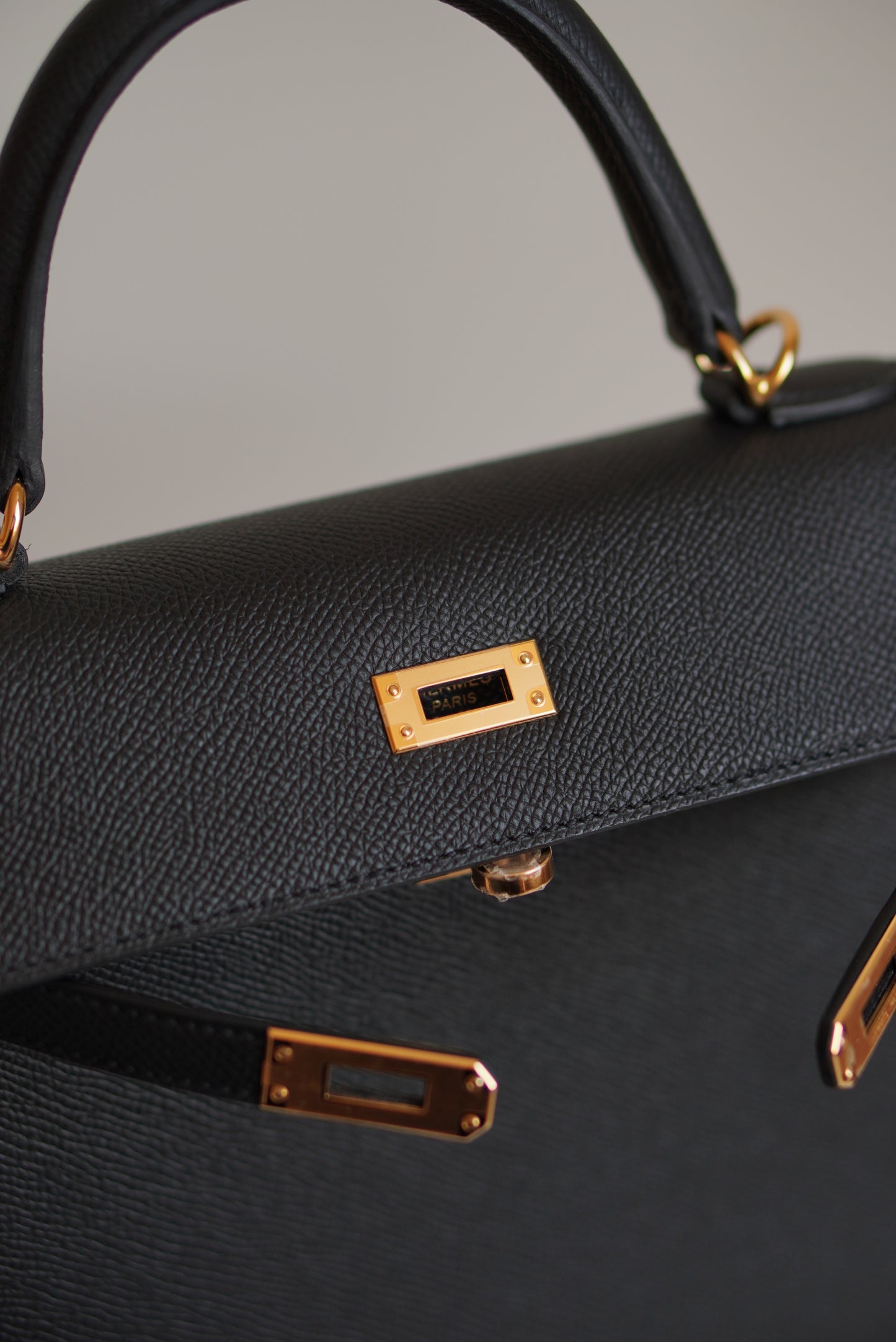 HERMÈS KELLY SELLIER 25 EPSOM | NOIR