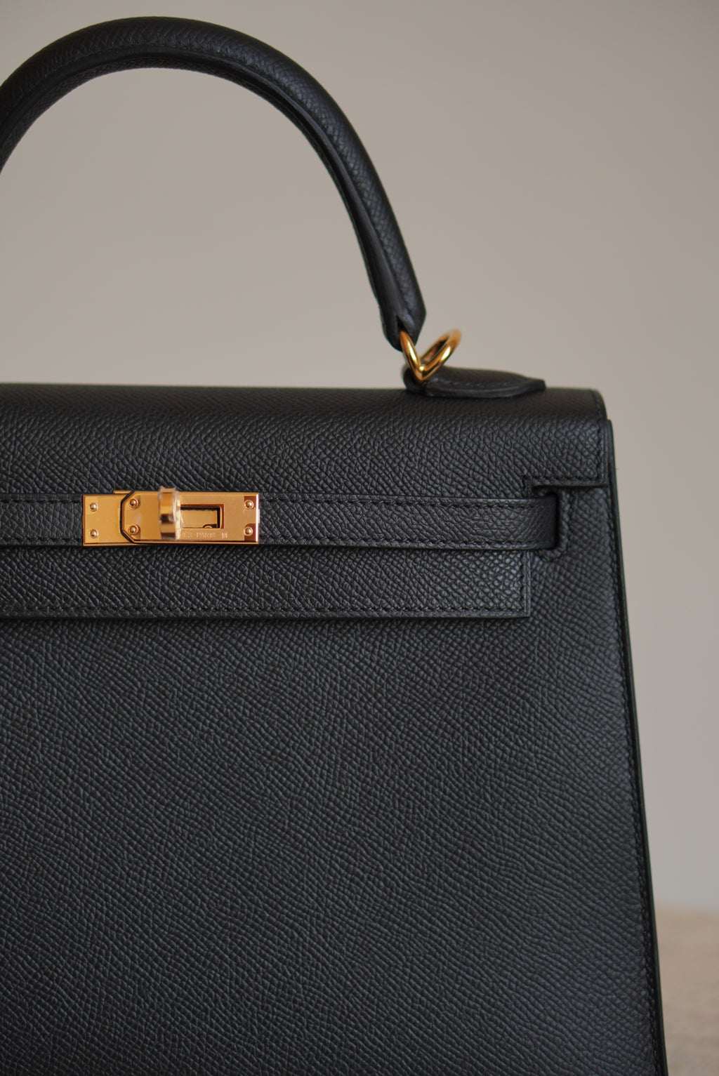 HERMÈS KELLY 25 SELLIER EPSOM | NOIR