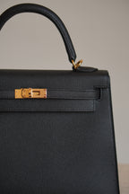 HERMÈS KELLY 25 SELLIER EPSOM | NOIR