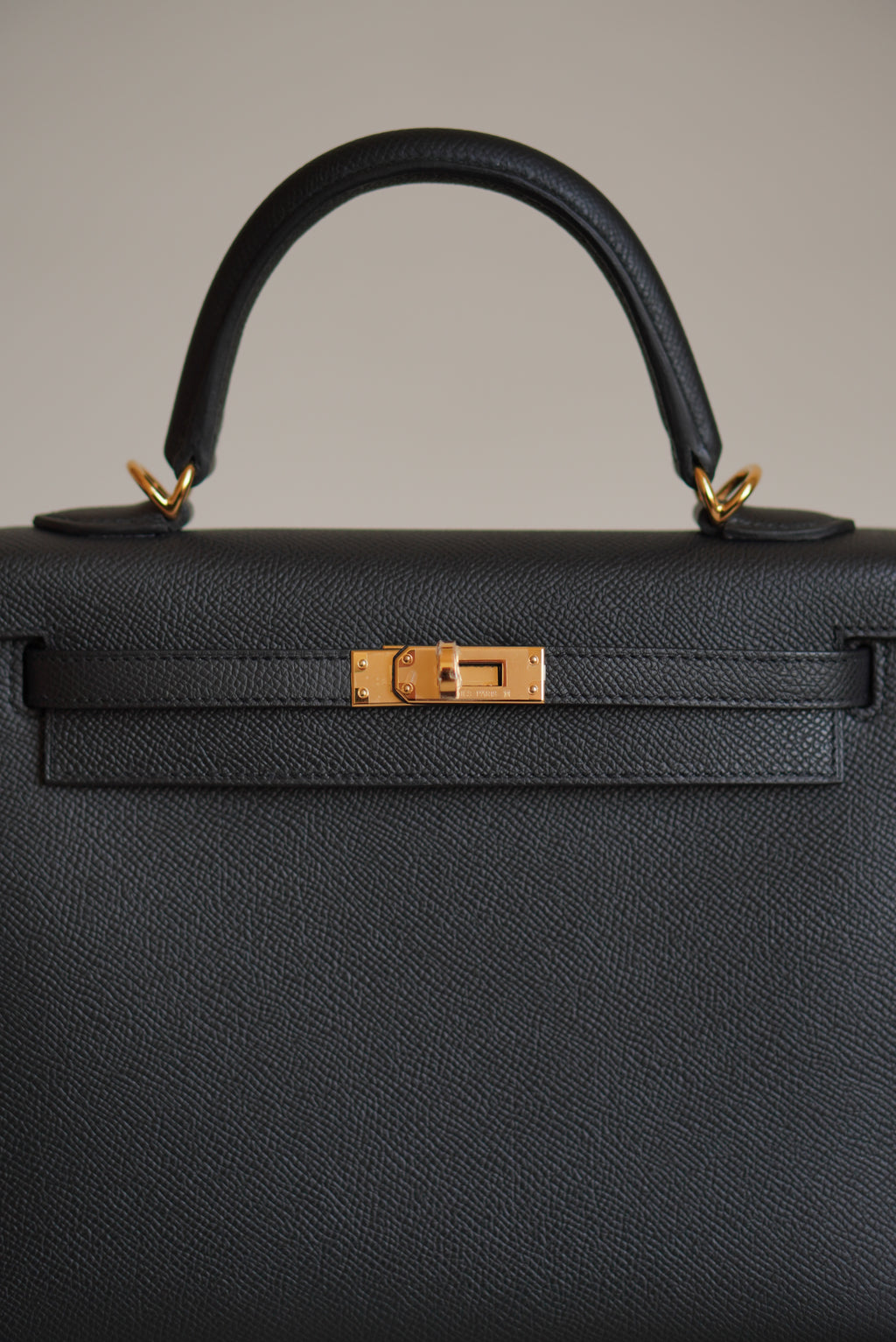HERMÈS KELLY 25 SELLIER EPSOM | NOIR